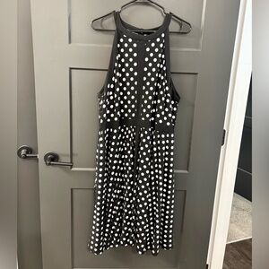 Torrid Black and White Polka Dot Dress